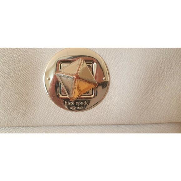 KATE SPADE NEWBURY LANE SALLY BALLETSLIP IVORY LEATHER CROSSBODY BAG - Picture 8 of 10